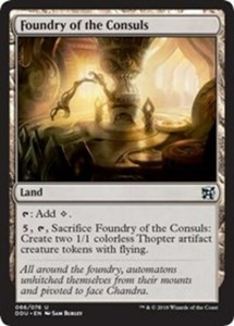 Foundry of the Consuls x4 - Duel Decks: Elves vs Inventors - NM-Mint, English -