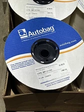 NEW ROLL OF 1000 Autobag 8" x 15" Clear Poly Bags; Automated Packaging Systems