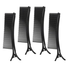 4pcs Hair Sectioning Clips Hair Parting Comb Clips for Salon Hair