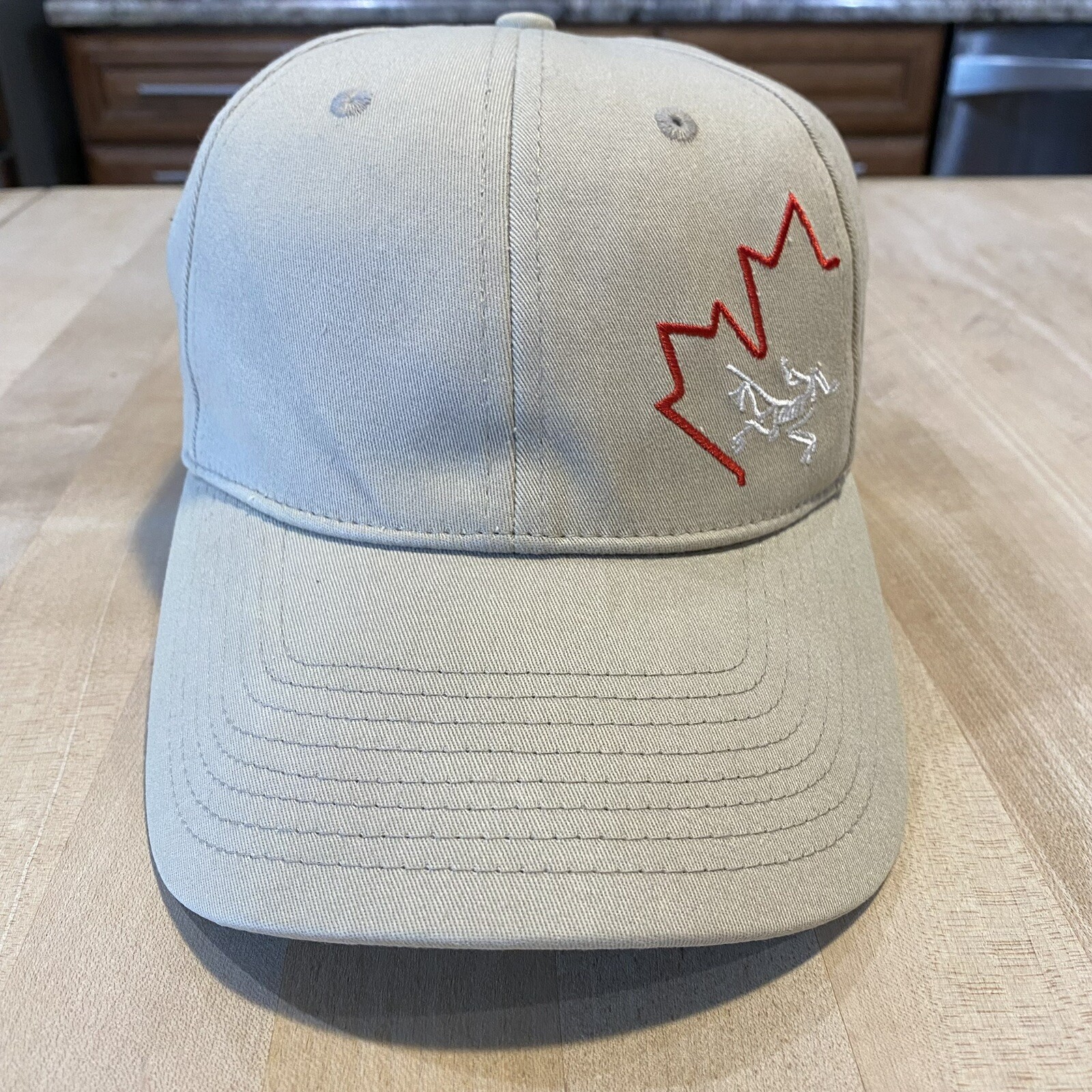 Arcteryx Leaf Canadian Eh? Cap - Excellent - Small / Medium - Khaki - Rare image 3