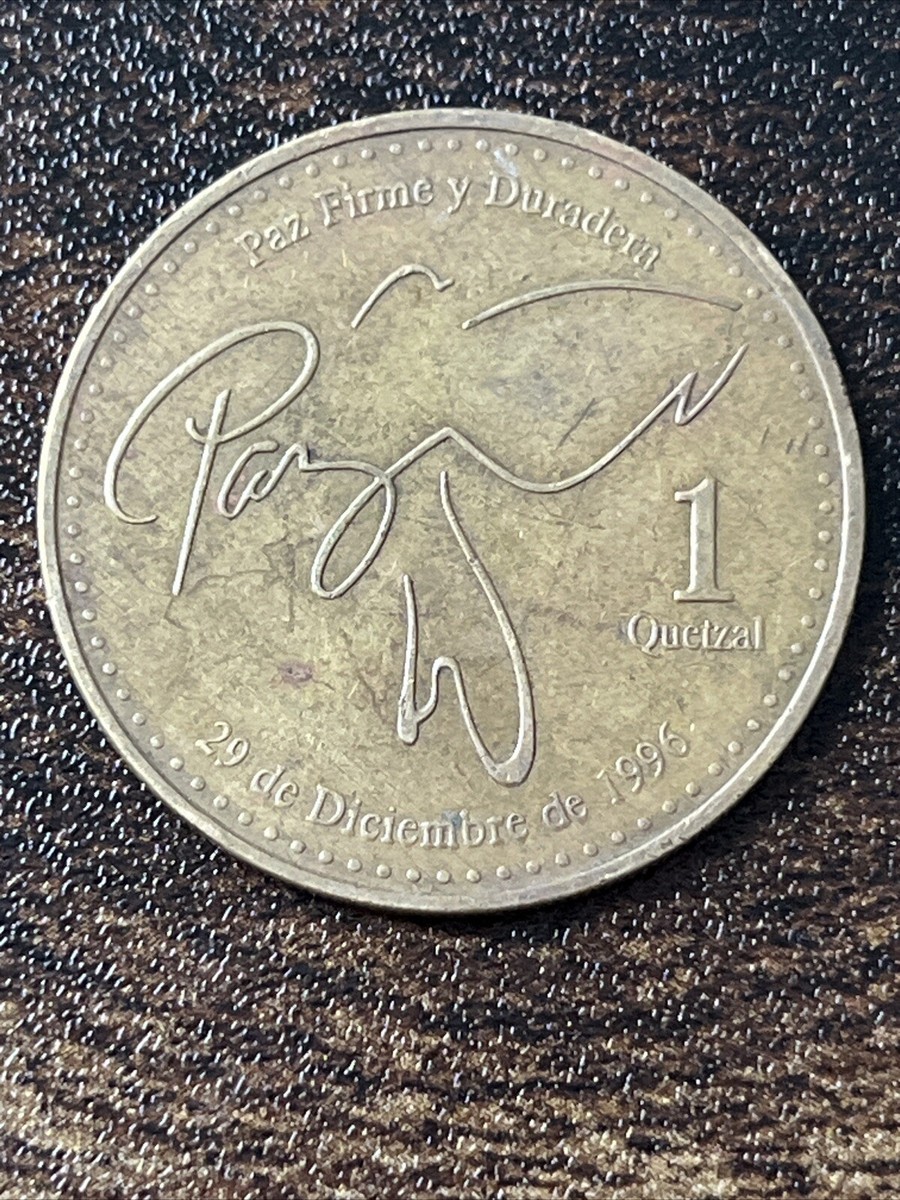 2017 Guatemala 1 One Quetzal Actual Coin TK6915* | eBay