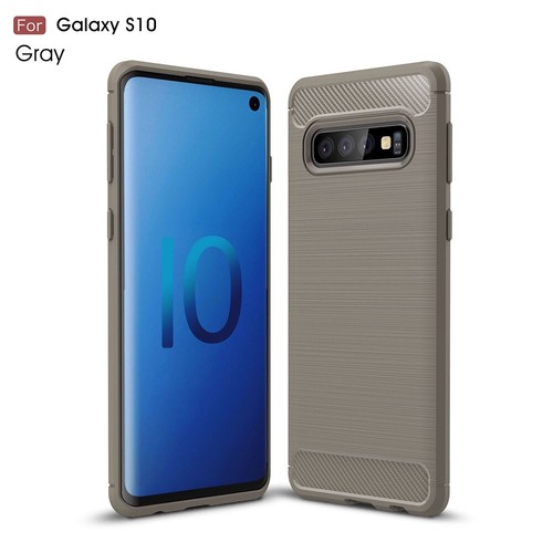 Funda Silicona Lujo Fibra Carbono Samsung Galaxy S10 - Imagen 13 de 14