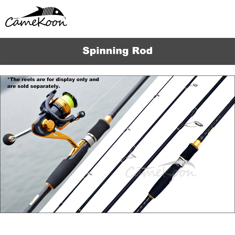 CAMEKOON Spinning Fishing Rod 4Piece Carbon Fiber Ultralight Travel Fishing Rod eBay