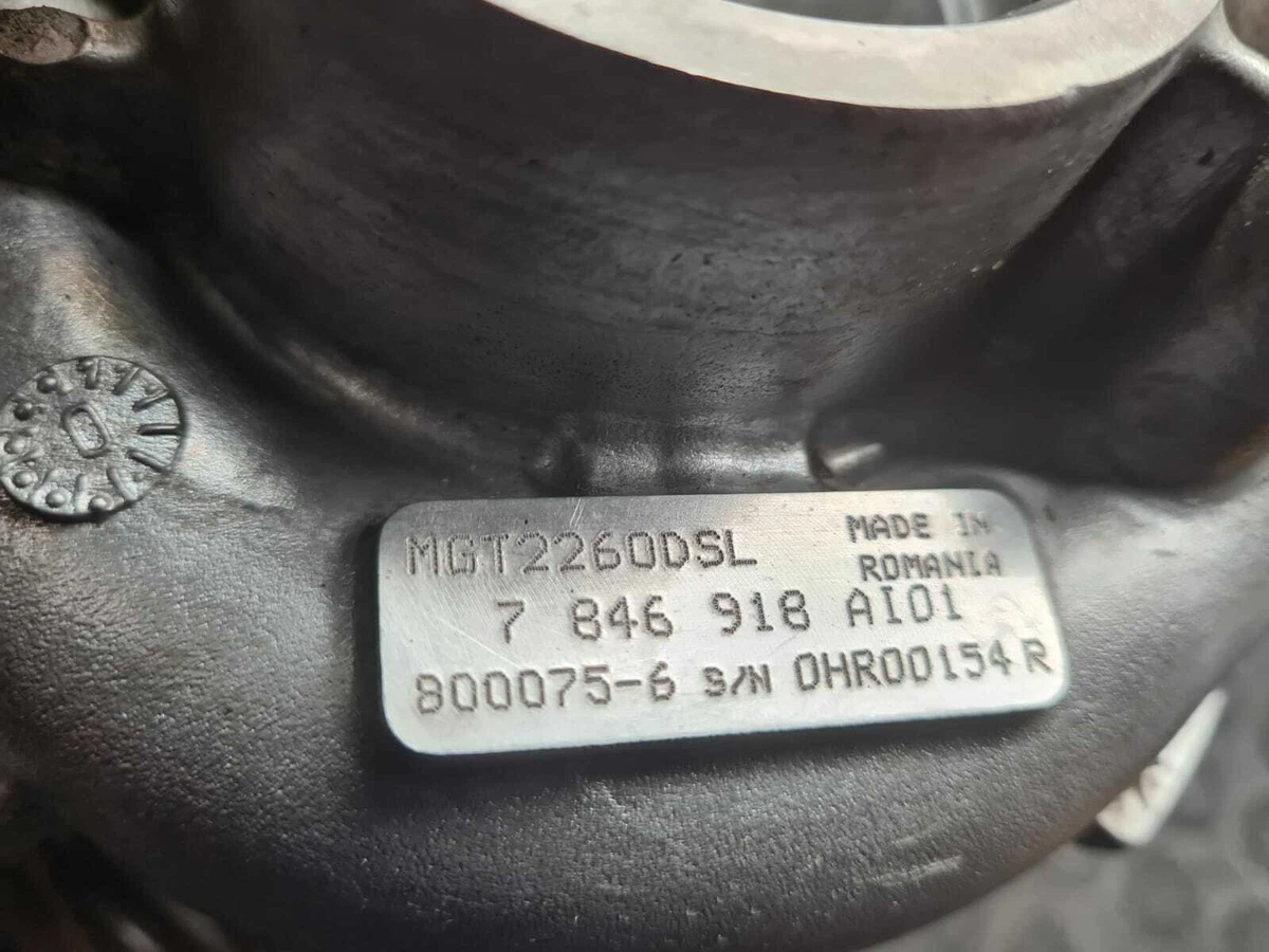 GARRETT Turbocharger no. 800075 for BMW M5, M6 (560/575/600 BHP 