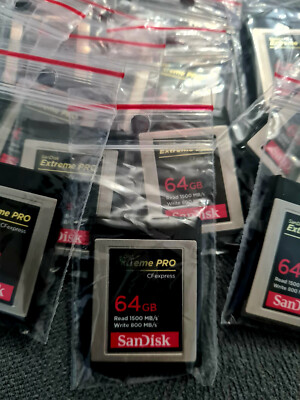 SanDisk Extreme PRO R1500/W800 CFexpress Type B 64GB Speicherkarte  1400/1700