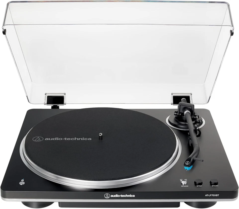 Audio-Technica AT-LP70XBT Fully Automatic Wireless Belt-Drive Turntable