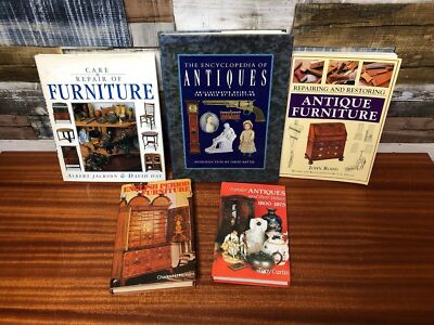Bundle Of 5 Antique Interest Books, Buying, Repairing, Researching Etc