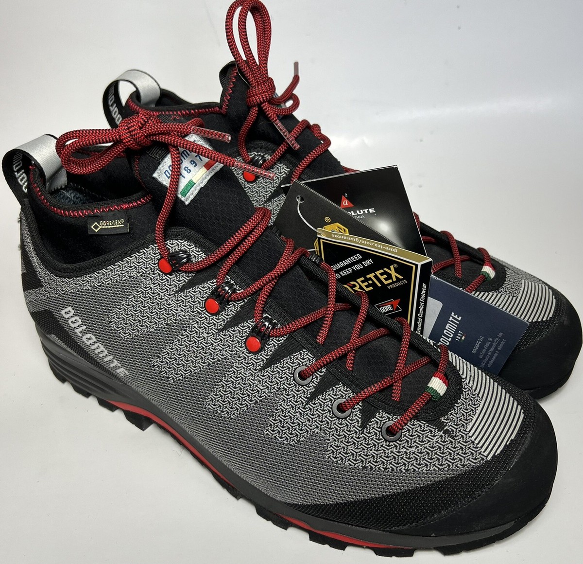 NWT Dolomite Mens Veloce GTX GORE-TEX Boots Red Sports