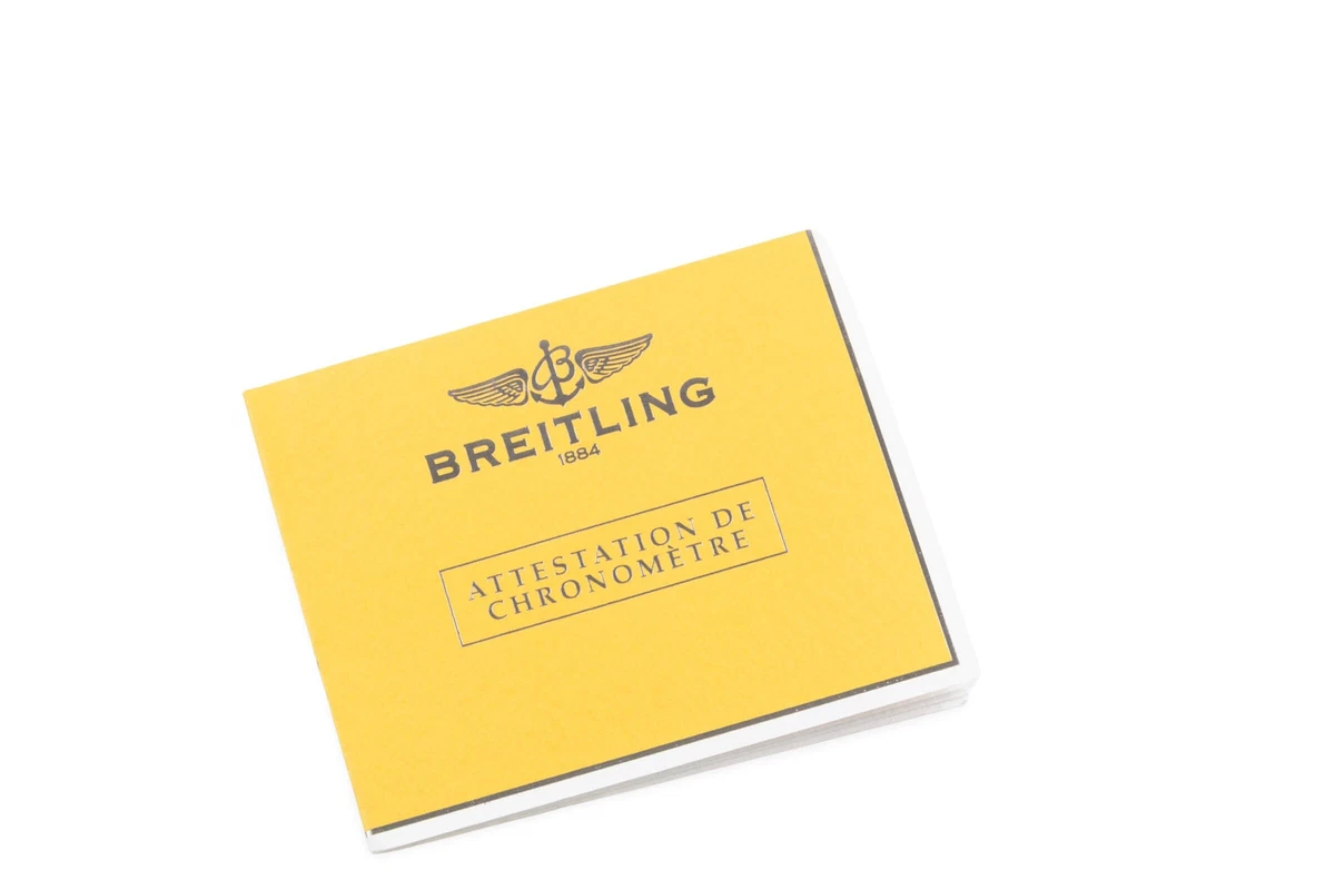 Breitling Cronómetro Certificado Certificado Francés