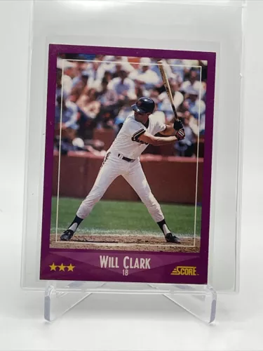 1988 Score Will Clark Baseball Card #78 Mint FREE SHIPPING