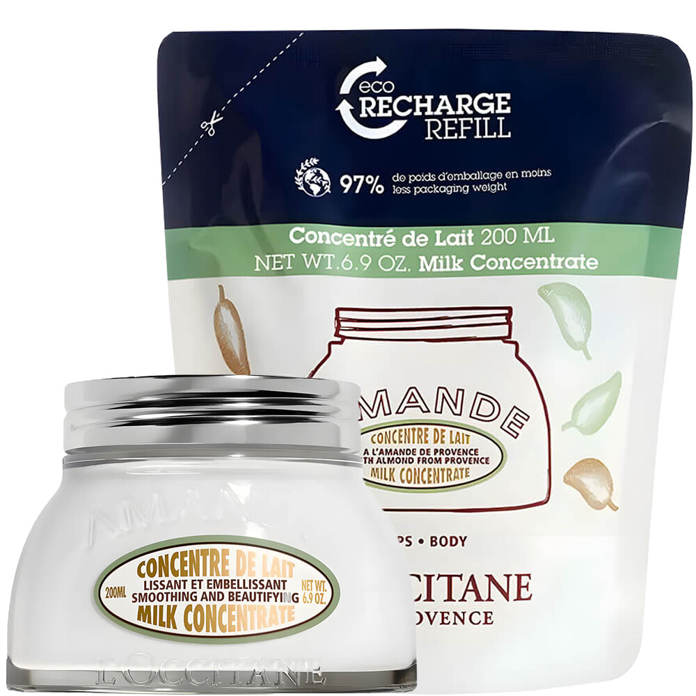 Concentrado hidratante e hidratante de leche de almendras L'OCCITANE *ELIGE EL TAMAÑO*