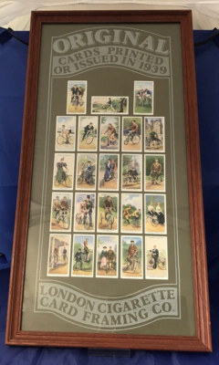 Vintage Original London Cigarette Card Framing Company 1939 Issue - FREE  POSTAGE