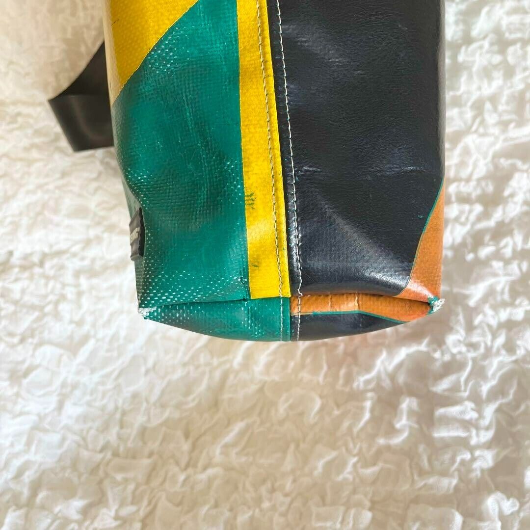 FREITAG F203 BOB Shoulder Bag - GREEN BLACK ORANGE Multi FREITAG F203 BOB Shoulder Bag - GREEN BLACK ORANGE Multi