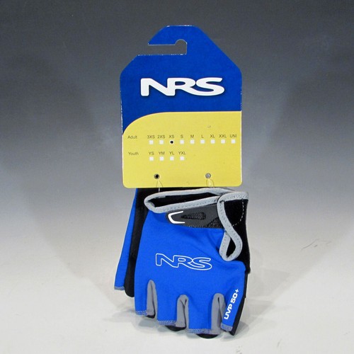NRS Boaters Gloves (Black/Blue, Adult XS) - Afbeelding 1 van 8