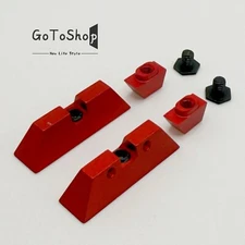 2 PK Front & Rear Sights For Glock 17 19 22 23 24 26 27 31 34 35 Aluminum Red