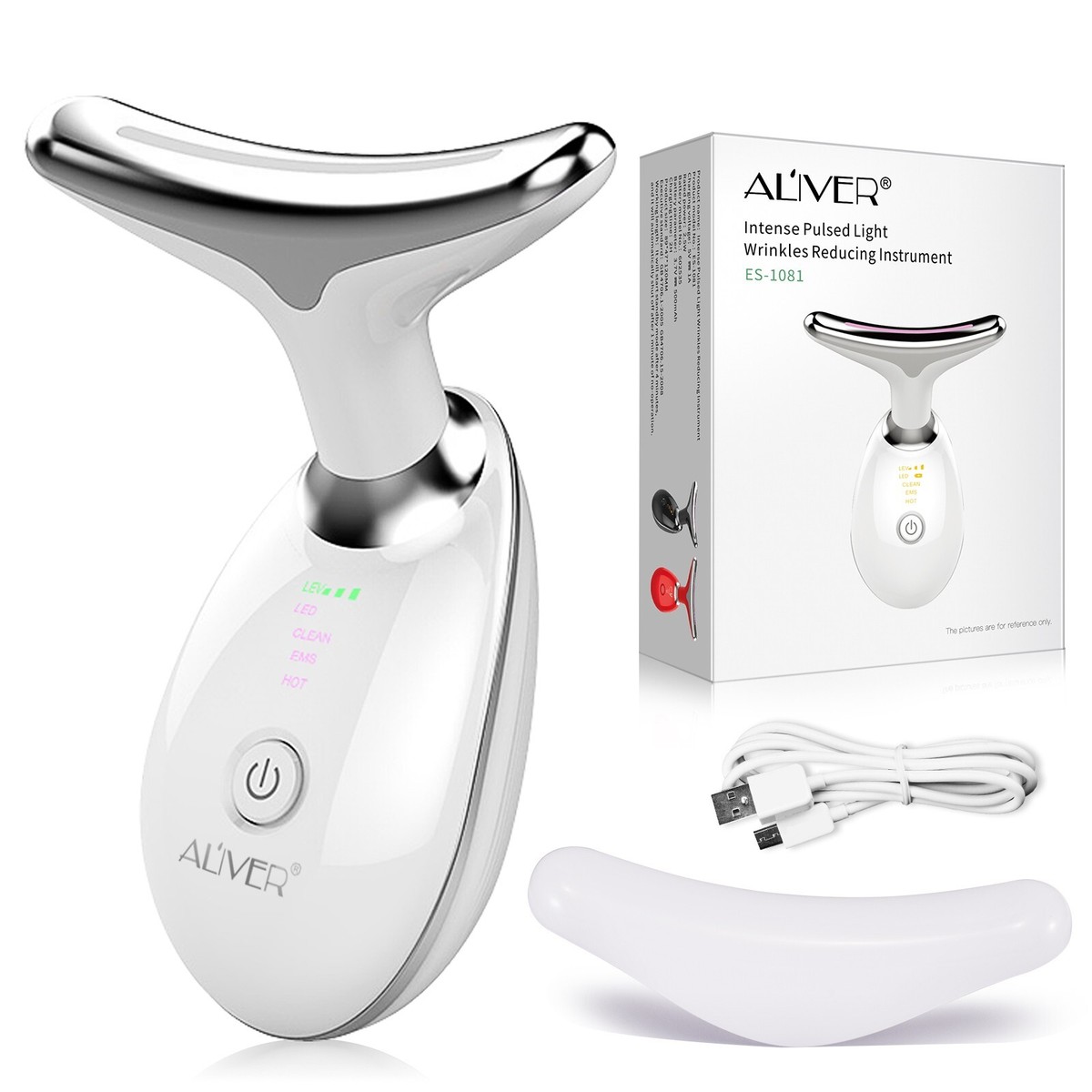 Red Light Therapy for Face and Neck Massager Tool LED Facial Light