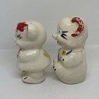 Royal Ware Teddy Bear 3” Salt & Pepper Shakers Painted Vintage — photo 4