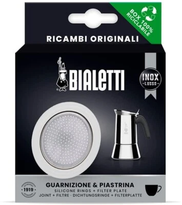 Bialetti Ricambi guarnizione caffettiera acciaio 1 2 4 6 venus musa kitty Rotex
