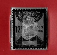 NETHERLANDS 12,75 GULDEN SILVER STAMP 2001 sealed in folder B3