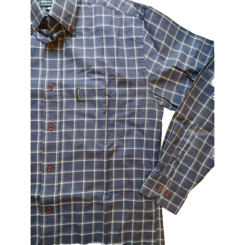 Eden Park Casual Button Down Dress Shirt Long Sleeves Blue/White Stripe Mens S - Picture 4 of 7