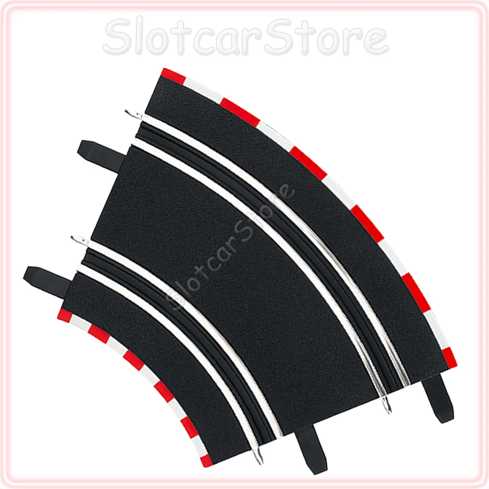 Carrera GO 61611 Kurve 1/45° K1 kleiner Radius 1:43 (Plus / Digital 143) Schiene