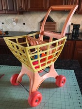 Vintage Mattel Tuff Stuff Shopping Cart 1970  s Shopper Grocery Cart