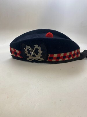 Scottish Canadian Highlander Glengarry Hat ROUGH CONDITION!