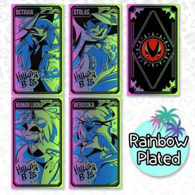 Helluva Boss Summer Metal Cart Set Wave 2 Limited Edition Rainbow Plated