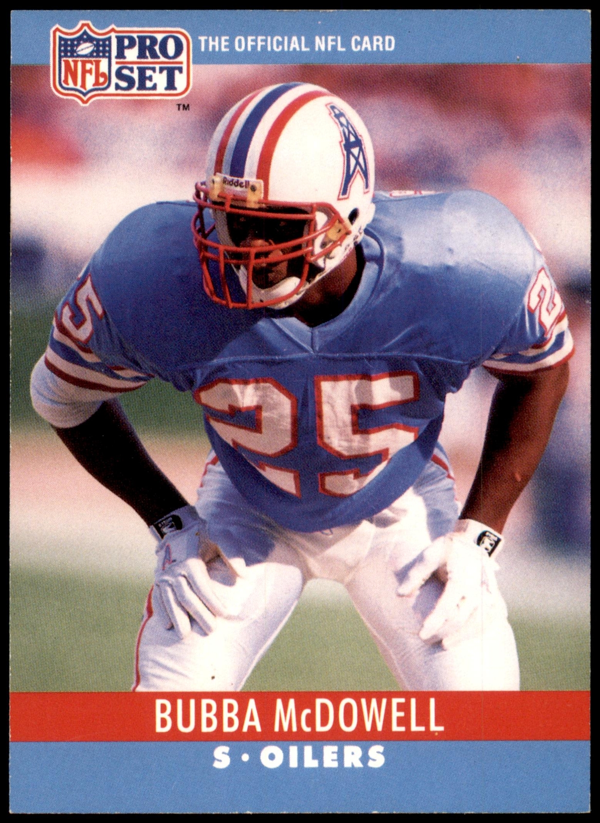 Bubba McDowell #123 1990 Pro Set