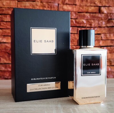 ELIE SAAB CUIR ABSOLU SUBLIMATEUR DE PARFUM ESSENCE DE PARFUM 100ML 3.3 OZ NIB