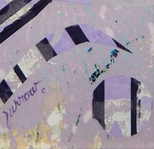 ORIGINAL ART HAND PAINTED CONTEMPORARY ABSTRACT DRAGONFLY USA BY SUE FURROW