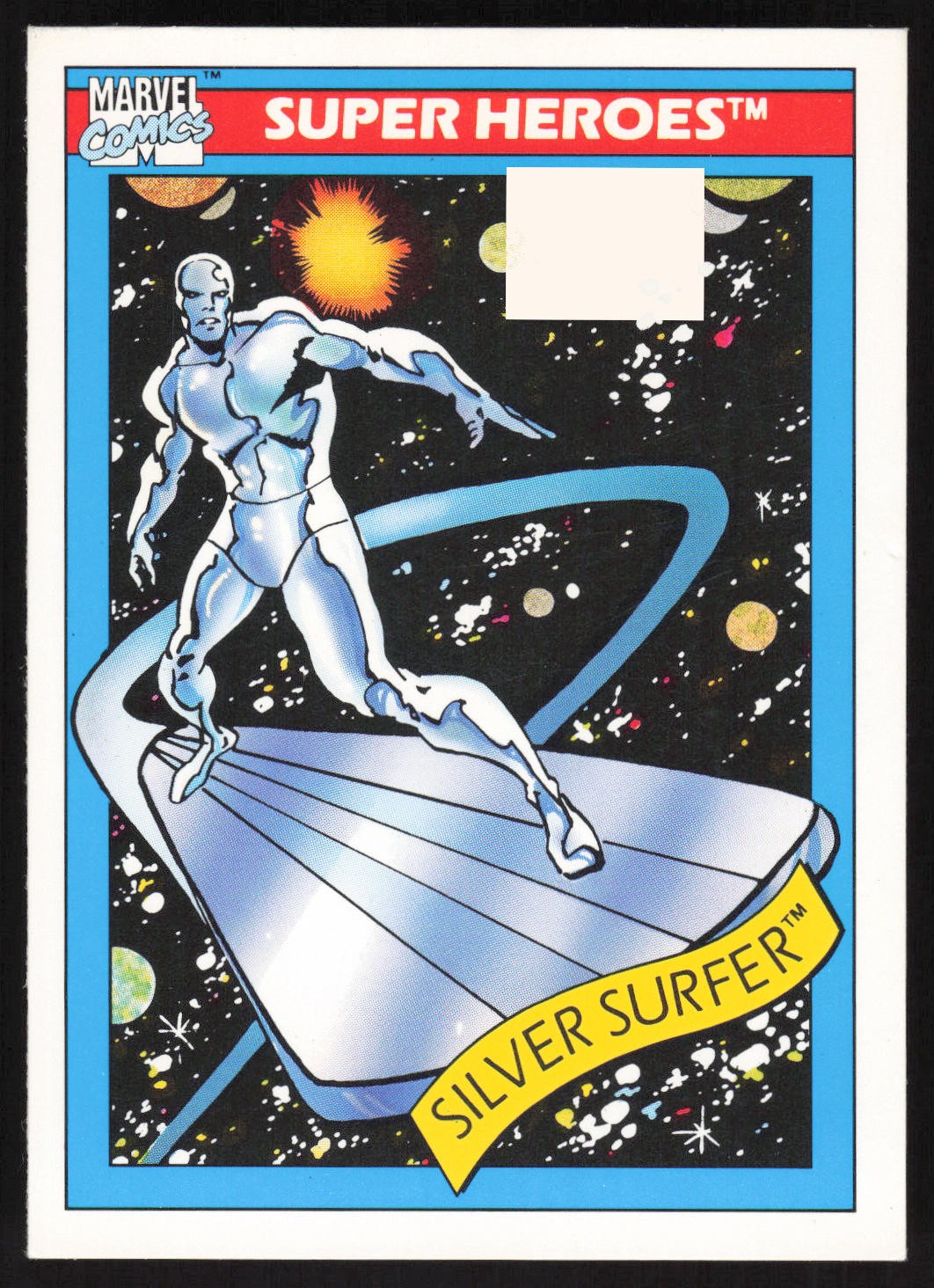 1990 Impel Marvel Universe Silver Surfer #32 WNS