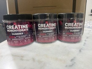 Lot Of 3 - PerfectFit365 Creatine Monohydrate Gummies 8000mg Advanced Complex