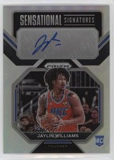 2022 Panini Prizm Sensational Signatures Silver Jaylin Williams #SS-JY Auto 0w8