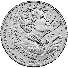 2025 P Dr Vera Rubin Am Women Series Uncirculated From US Mint roll.