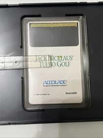 Jack Nicklaus' Turbo Golf (TurboGrafx-16 TG16) Complete CIC - Tested - Authentic