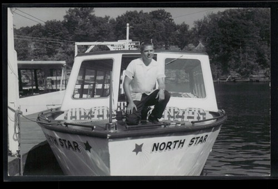 #ad RPPC Postcard North Star Capt Bob Gussel Wisconsin Dells Tour Boat Guide Signed $9.99