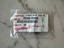 Genuine Toyota Shift Lock Release Cover – OEM Part #33554-02040 | BRAND NEW