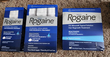 Lot of 3 Men's ROGAINE 5 Minoxidil Unscented Foam nd solution Mix Lot