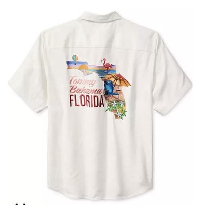 Tommy Bahama Herren Florida Paradise Signature Seidenhemd Gr. XXL Neu Mit Etikett