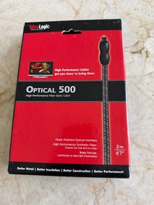 WireLogic Optical 500 High Performance Fiber Optic Cable - 2m/6Ft - NIB