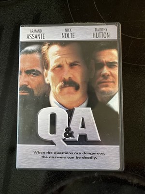 Q & A (DVD, 2002) NEW  Nick Note  Timothy Hutton  Q&A w/ insert  NO SHRINK WRAP