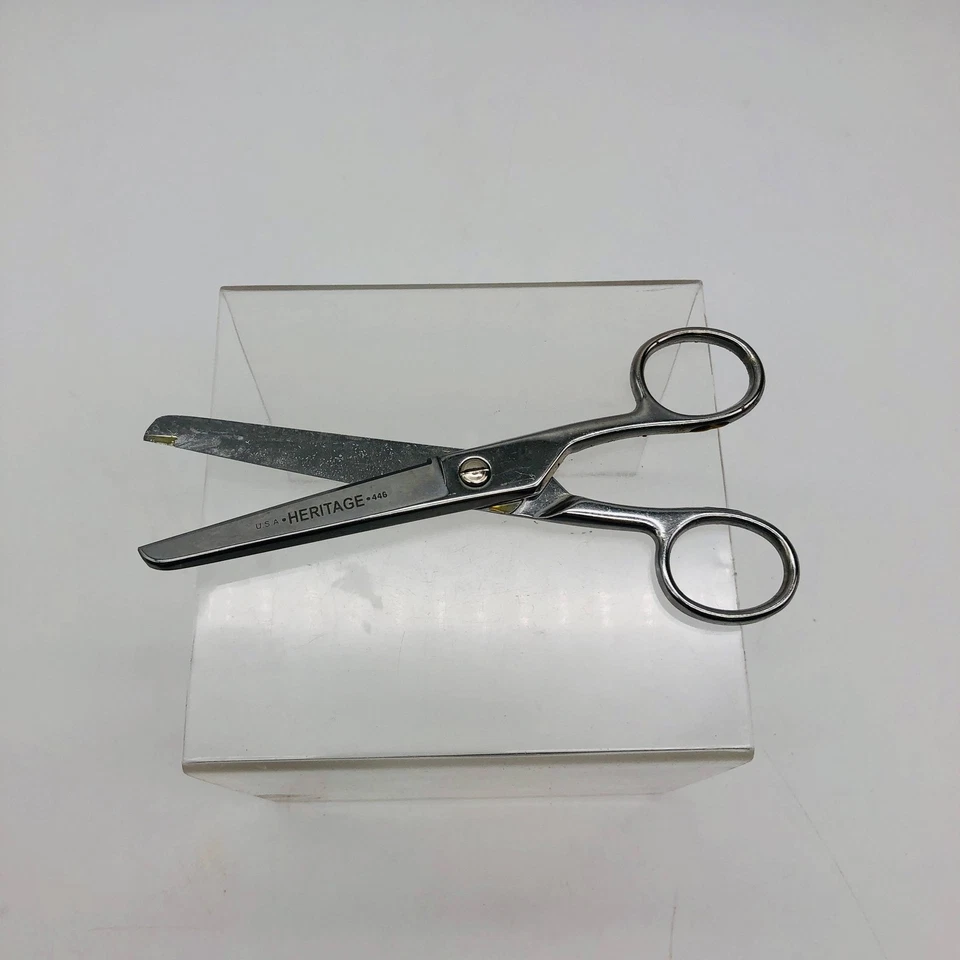 Klein Tools 446HC Scissors Safety Scissors Cutting 6-Inch Made in USA Heritage - Image 4 of 4