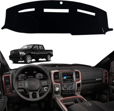 Dash Mat For 2010-2018 Dodge Ram 1500 2500 3500 Carpet Dashmat Dashboard Cover