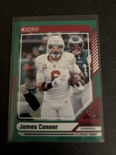 James Conner 2024 Donruss Press Proof Green
