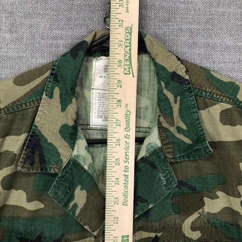 Vintage Ball Play Enterprises Coat Mens M Woodland Camo Hot Weather USA 80s image 6
