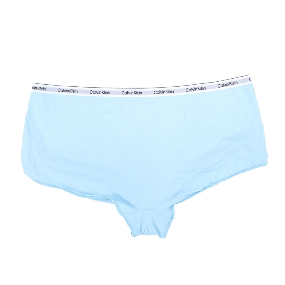 Calvin Klein Mujer Tiro Medio Calzoncillo Ropa Interior Moderna Logo Azul XL Nuevo Foto 2 de 2