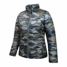 Lands End Boy's Camoflauge Puffer Jacket Medium 10/12 