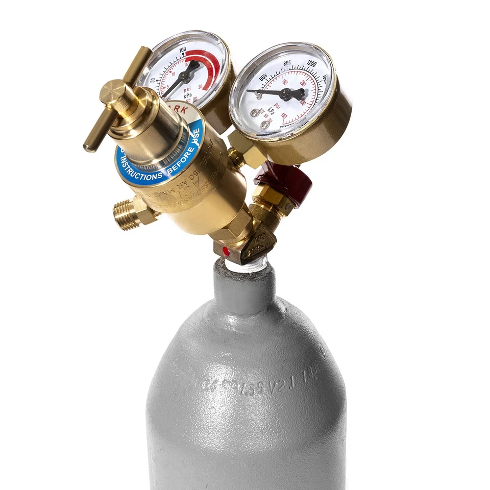 XtremepowerUS Victor Type Welding & Cutting Torch Oxygen Acetylene Regulator Set - Image 4 of 4