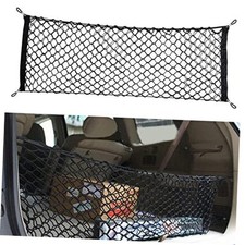Car Rear Cargo Net, Universal Adjustable Elastic Trunk Cargo 43.3 x 15.7